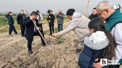TUSAŞ şehidi Ekici anısına 1000 fidan toprakla buluşturuldu