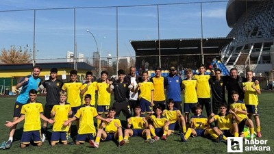 Ankaragücü U14 takımı ligin grup aşamasını lider tamamlamayı garantiledi
