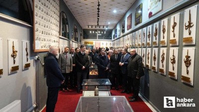 Kırıkkale'de Kadir Gecesi’nde kutsal emanetlerin sergilendiği külliye yoğun ilgi gördü