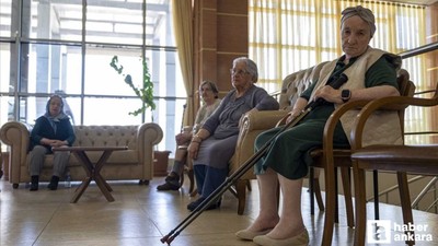 Ankara Seyranbağları Huzurevi'nde kalanların bayram heyecanı