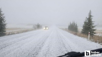 Haymana Polatlı'da dolu yağışı etkili oldu!