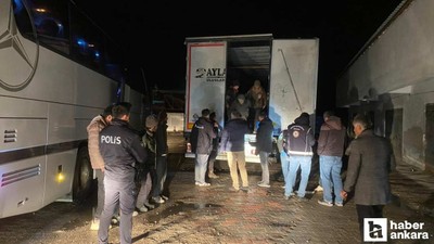 Çankırı’da 75 düzensiz göçmen yakalandı, f kişi gözaltına alındı