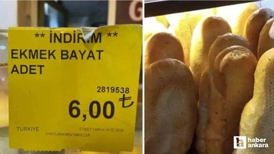 Ticaret Bakanlığı'ndan Ankara'da 6 TL'ye satılan bayat ekmek açıklaması