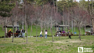 Başkentliler bayramın tadını mesire alanlarında çıkardı