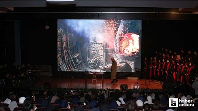 Gölbaşı'nda öğrencilerin çektikleri Çanakkale konulu belgeselin galası yapıldı