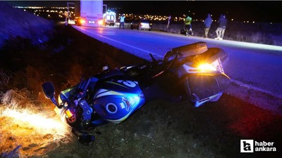 Kırıkkale'de iki motosiklet çarpıştı, dayı ile yeğeni yaralandı