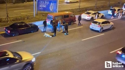 Ankara'da başıboş sokak köpekleri kazaya neden oldu