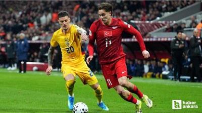 Dünya Kupası play-off maçında Türkiye, Romanya'yı 1-0 ile geçti