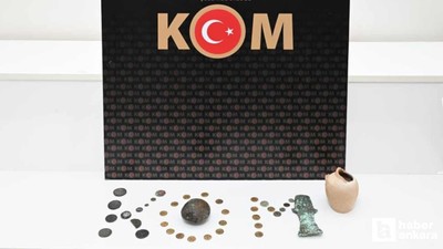 Kırşehir'de tarihi eser operasyonunda 38 parça eser ele geçirildi