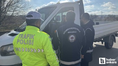 Kırşehir'de firari hükümlü ve 14 düzensiz göçmen yakalandı