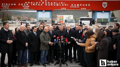 Özgür Özel, Sincan Cezaevi'nde bulunan Arı ve Özcan'ı ziyaret etti