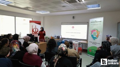 Keçiören Belediyesi kurs merkezlerinde sıfır atık eğitimi