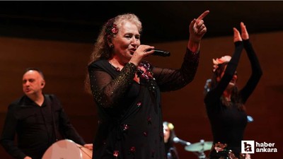 Suzan Kardeş, Ankara'da "Bahara Davet" konserinde sahne aldı