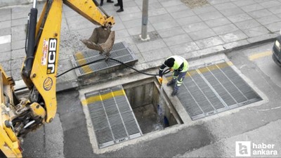 ASKİ, Ankara'da geçen yıl 334 bin ızgara ve sel kapanı temizledi
