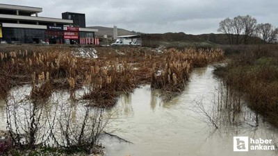Ankara'da sağanak Çubuk Deresi'nin taşmasına neden oldu