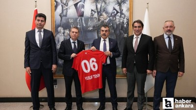 Natura Dünyası Gençlerbirliği  Başkanı Çakmak'tan Bakan Tekin'e ziyaret