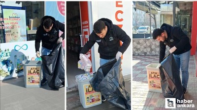 Pursaklar Belediyesi atık ilçları topluyor, geleceğe sahip çıkyor