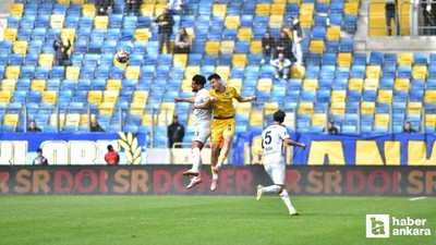 MKE Ankaragücü, Bucaspor 1928 karşısında 3 puanı tek golle kaptı