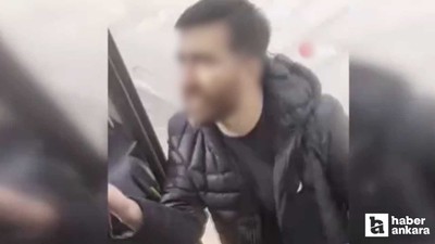 Polatlı’da yolcu ve şoförün kavgası kameraya yansıdı...