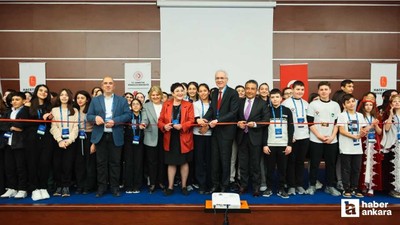 Başkentte "Tübitak Ortaokul Öğrencileri Araştırma Projeleri" yarışmasının bölge sergisi açıldı