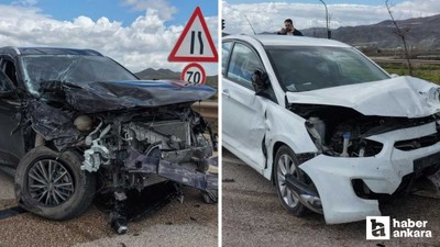 Kırıkkale-Ankara kara yolunda zincirleme trafik kazası: 7 yaralı