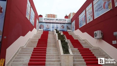 Etimesgut Belediyesi, Yunus Emre Kültür Merkezi'ni açıyor!