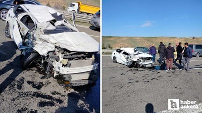 Çankaya'da trafik kazası: Takla atan araçta 1 kişi ağır yaralandı