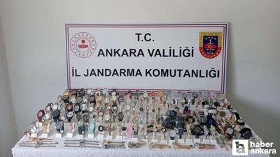 Ankara'da kaçak saat operasyonu düzenlendi: 1 kişi gözaltına alındı