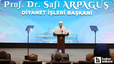 Diyanet İşleri Başkanı Arpaguş, başkentte din görevlileriyle bir araya geldi