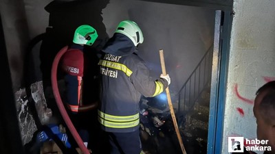 Yozgat'ta metruk binada korkutan yangın!