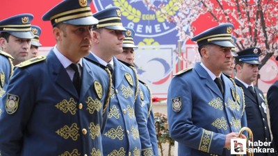 Cebeci Asri Mezarlığı'ndaki Polis Şehitliği'nde anma töreni düzenlendi