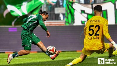 Ankara Demirspor, Bursaspor'a tek golle boyun eğdi