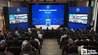 Milli Eğitim Akademisi'nde ilk dersi Bakan Tekin verdi