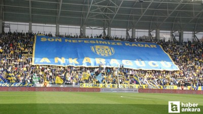 Ankaragücü taraftarı, Eryaman Stadı’nı doldurdu, güçlü destek verdi