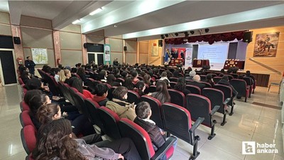 Çubuk'ta öğrencilerin başarılarının artırılması için motivasyon etkinliği yapıldı