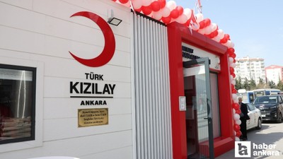 Türk Kızılay, Ankara'daki 11'nci kan bağış noktasını hizmete açtı
