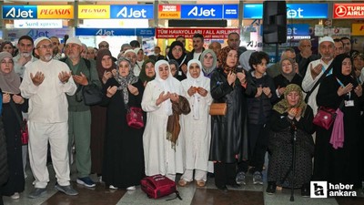 Ankara'da ilk hac kafilesi törenle kutsal topraklara uğurlandı