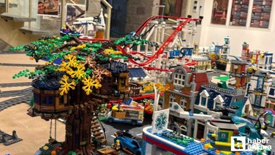 Ortaokul öğrencisinin lego şehri Ankara'da sergilenmeye başladı