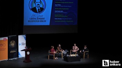 Ali Dinçer 1. Sosyal Demokrat Belediyecilik Günleri devam ediyor