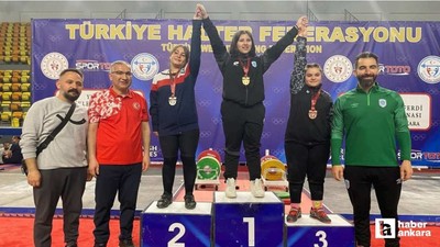 Pursaklar Belediyesi'nin genç sporcusu Ayşe Ilgın Koca, Türkiye şampiyonu oldu
