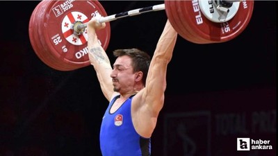 ASKİ Spor'dan Yusuf Fehmi Genç, halterde Avrupa şampiyonu oldu