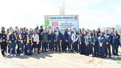 Vali Vasip Şahin, fidan dikip "daha yeşil bir Ankara" mesajı verdi