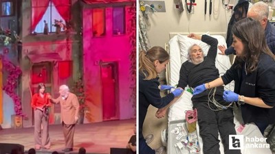 Müjdat Gezen sahnede fenalaştı, hastaneye kaldırıldı