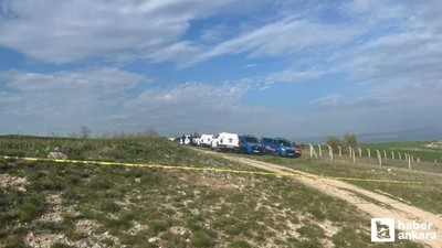 Sincan'da helikopterin düştüğü alanda inceleme çalışmaları sürüyor