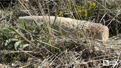 Ayaş'ta mantar arayan vatandaş patlamamış top mermisi buldu