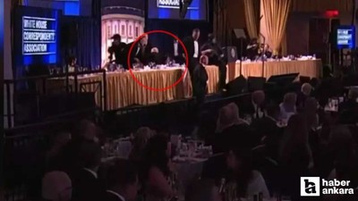 Beyaz Saray'da silah sesleri! ABD Başkanı Trump salondan tahliye edildi