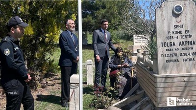 Güdül'de şehit Tolga Akpınar, şehadetinin yıl dönümünde dualarla anıldı