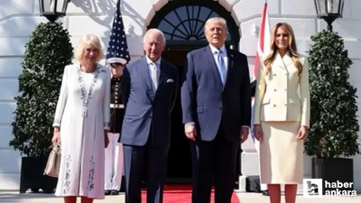 İngiltere Kralı III. Charles ve eşi Kraliçe Camilla, Trump'a konuk oldu