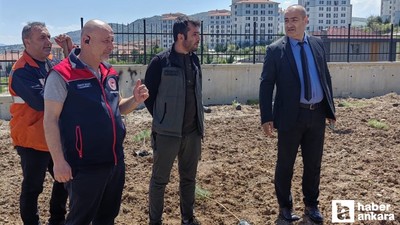Kırıkkale'de 150 fidan toprak ile buluşturuldu