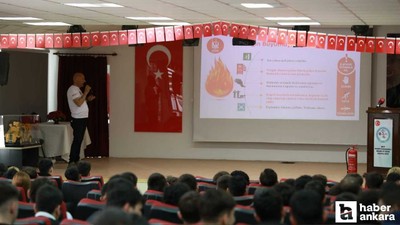 Keçiören'de Afet Farkındalık ve Yangınla Mücadele eğitimi verildi